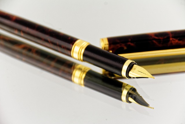 calligraphy tools pen ink paper workspace