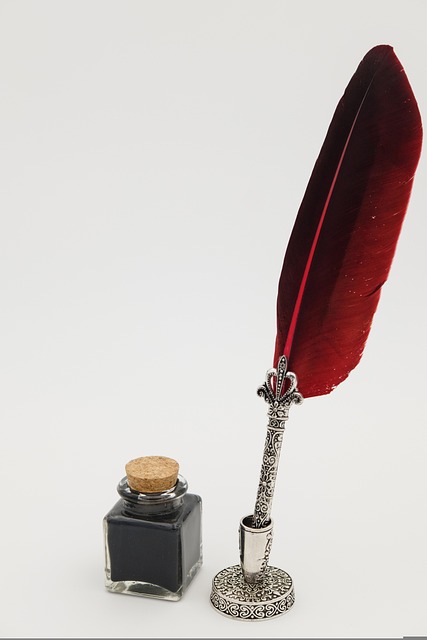 elegant hand writing calligraphy fountain pen
